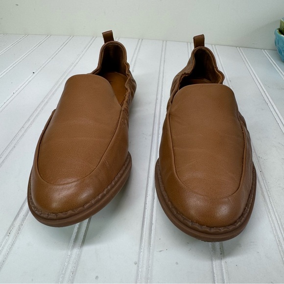 Lucky Brand Maeki cognac brown leather loafers - Picture 2 of 11